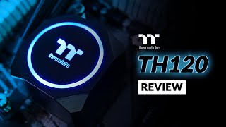 Thermaltake TH120 ARGB Synch Review  120mm AIO [upl. by Siul]