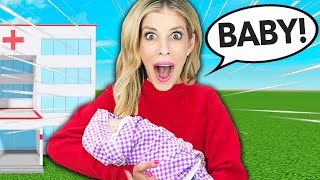 Rebecca Adopts a Baby in Adopt Me Roblox  Zamfam Gaming [upl. by Fauch]