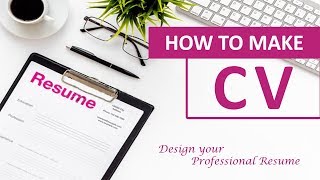 How to make CV  Online CV Maker 2019 [upl. by Bettine]