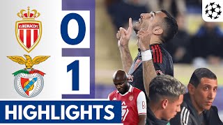 Monaco vs Benfica 01  All GOALS amp Extended HIGHLIGHTS  UEFA Champions League 202425 [upl. by Harli267]