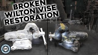 Vise Restoration  Broken Wilton Bullet [upl. by Ameyn]