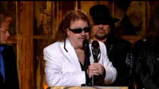 Lynyrd Skynyrd accept award Rock and Roll Hall of Fame inductions 2006 [upl. by Assirat]