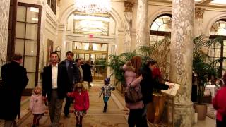 Plaza Hotel New York inside  December 20 2012 [upl. by Anital]