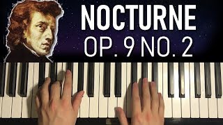 Chopin  Nocturne Op9 No2 Piano Tutorial Lesson [upl. by Ynnel962]