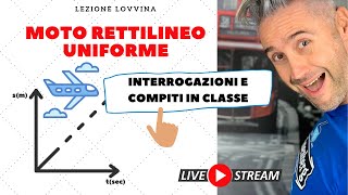 MOTO RETTILINEO UNIFORME  la fisica che ci piace [upl. by Esylla]