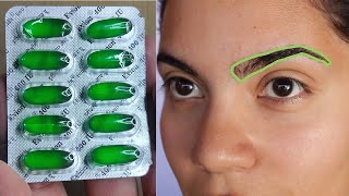 Vitamin E Oil for Thicker Eyebrows  How to Use [upl. by Dnalyram]