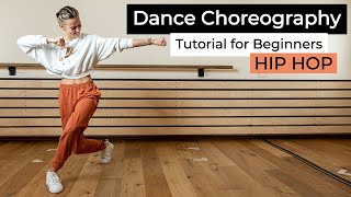 HIP HOP Dance Choreography Tutorial for Beginners  Free Dance Class at Home [upl. by Hirai724]