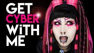 GET CYBER WITH ME much goth wow [upl. by Diandra391]