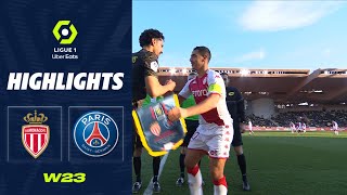 AS MONACO  PARIS SAINTGERMAIN 3  1  Highlights  ASM  PSG  20222023 [upl. by Notlok]