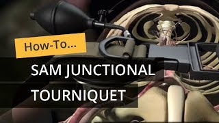 SAM Junctional Tourniquet Application [upl. by Almund]