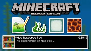 Animated Textures  How to Make Minecraft Bedrock Edition Resource Packs [upl. by Atsedom409]