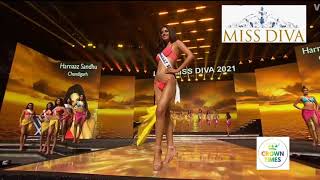 Miss Universe India 2021  Harnaaz Kaur Sandhu full performance 🤩✨ [upl. by Sivatco]