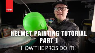 HELMET PAINTING TUTORIAL HOW THE PROS DO IT [upl. by Enilreug]