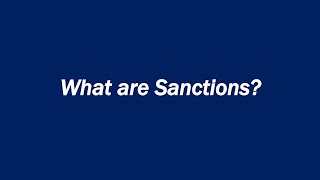 What are Sanctions [upl. by Juliet573]