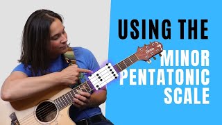 HOW TO USE The Minor Pentatonic Scale on the Guitar [upl. by Enajiram]