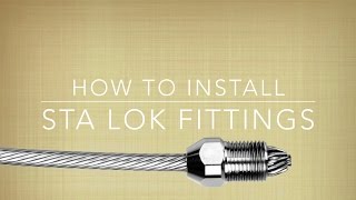 How to Install StaLok fittings [upl. by Vivi]