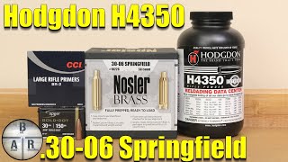 3006 Springfield  Hodgdon H4350 with the Speer 150 Gold Dot [upl. by Nauh]