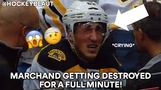 Marchand Getting Destroyed for a Full Minute [upl. by Olim]