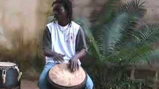 Kossi percussion  Djembé  at Lomé TOGO [upl. by Asilim]