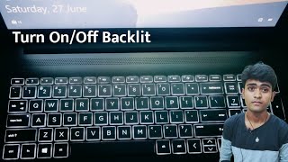 How To Turn OnOff Laptop Keyboard Backlit In Hindi  Laptop keyboard ki light kaise on kar [upl. by Eibo]