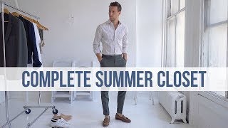 12 Summer Closet Essentials  Men’s Fashion  Outfit Inspiration [upl. by Ainex]