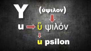 Greek alphabet the CORRECT pronunciation [upl. by Ellinnet]