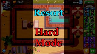 How to beat the New map Resort on Hard mode in 60 seconds [upl. by Littman]