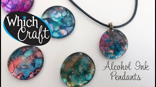 How to make Alcohol Ink Pendants [upl. by Eloc499]