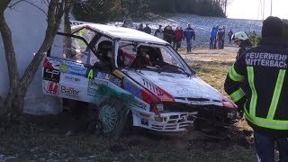 Jänner Rallye 2020 Shakedown  CLOSE CALLS amp ACTION [upl. by Meingoldas]