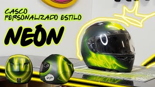 Casco de moto personalizado Arte Orta [upl. by Rodolphe]