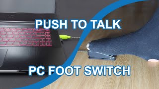 How to make USB foot switch for PC push to talk  macro [upl. by Nwahsear]