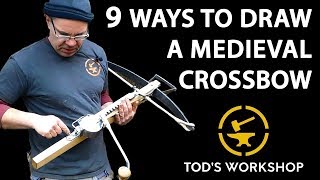 9 MEDIEVAL CROSSBOW DEVICES  How do they work [upl. by Hessler]