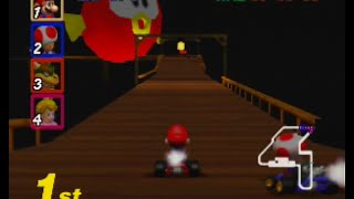 Mario Kart 64  Banshee Boardwalk N64 [upl. by Goeselt686]