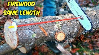 Amazing Homemade Firewood Processor [upl. by Sande459]