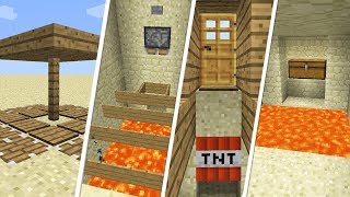 Secret Minecraft Traps You Can Build As Well  Tutorial 1 [upl. by Saint]