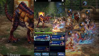 FFBE  Budget Guide Ancient Dinosaur EXT All Missions [upl. by Alathia]