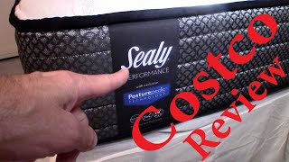 Costco Sealy Posturepedic Performance FIRM Mattress Review 2023 [upl. by Ankeny]