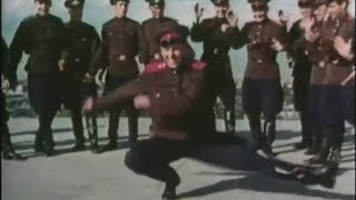 Soviet Army Dancing to Hard Bass REMASTERED HD [upl. by Nylorac]