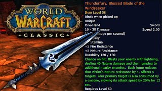 How to Get Thunderfury Blessed Blade of the Windseeker in Classic WoW [upl. by Bevus47]