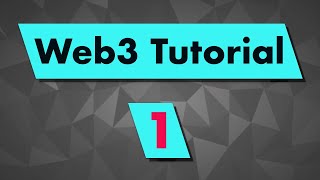 Web3 Tutorial Introduction for Beginners [upl. by Niasuh]