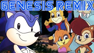 Sonic SATAM Theme Sega Genesis Remix [upl. by Lexine]