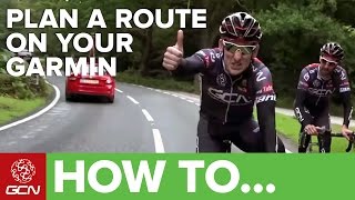 How To Plan A Route Using Your Garmin [upl. by Aynas120]