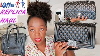 iOFFER REPLICA HANDBAG HAUL 2018  IS iOFFER A SCAM iOFFER REVIEW [upl. by Lilybelle]