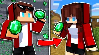 MAIZEN  JJ became a GIRL2  Minecraft Animation JJ amp Mikey [upl. by Utir]