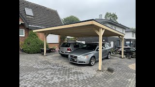 11 easycarport  Carport aufbauen [upl. by Aidul]