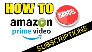 How to Cancel Amazon Prime Video CHANNEL SUBSCRIPTIONS [upl. by Hadley]