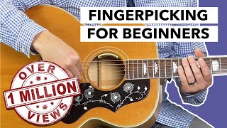 Fingerpicking For Beginners Learn the 1 Technique Within 5 Minutes [upl. by Enitnemelc]