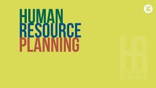 HR Basics Human Resource Planning [upl. by Onstad811]