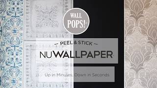 Peel amp Stick Wallpaper Installation and Removal [upl. by Dareen756]