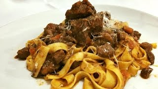 Pappardelle al Ragù di Cinghiale alla Cacciatora [upl. by Toile]